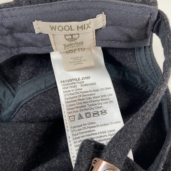 Timberland wool mix hat cap men’s OS - Picture 8 of 8